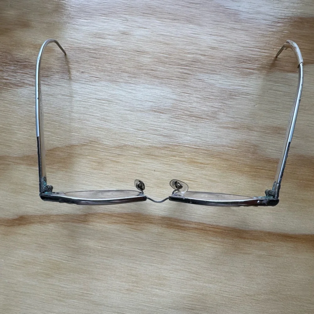 Vintage 1940s Artcraft Cat Eye Glasses Floral Engraved Retro Frames